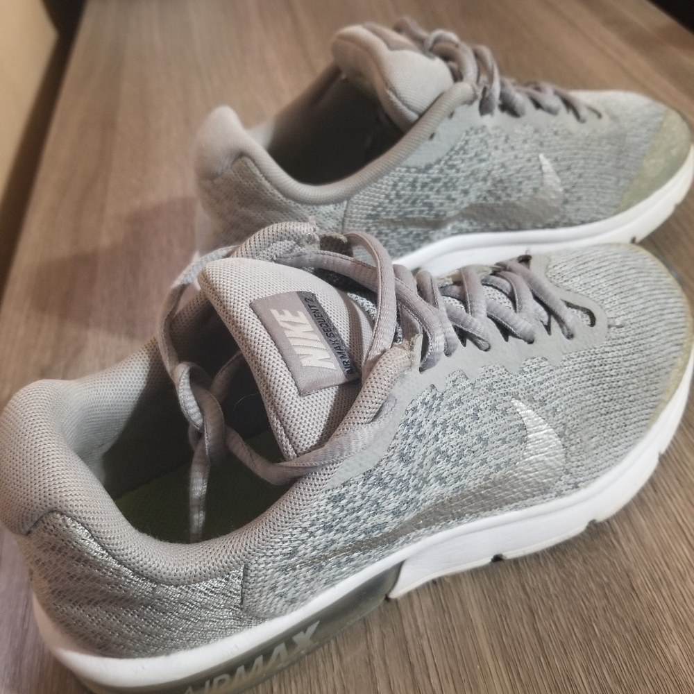 Silver Nike Air Max
